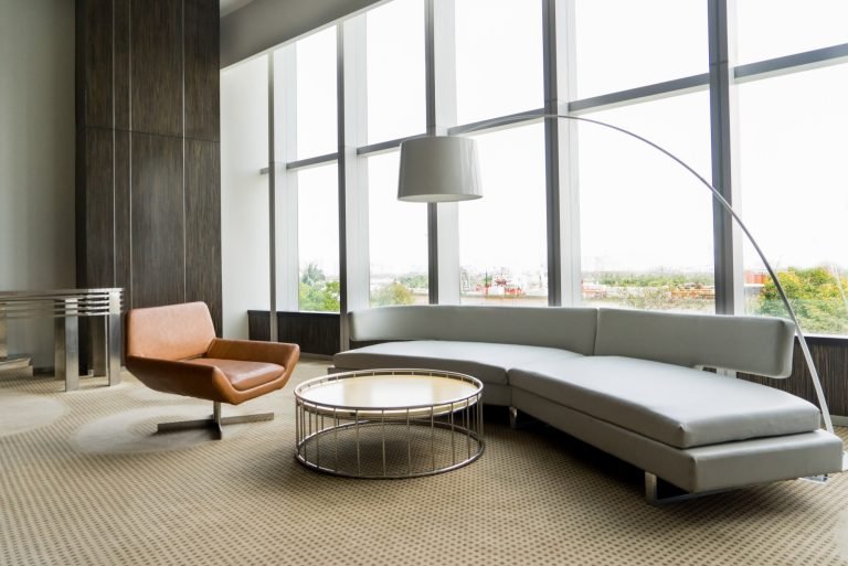 modern lounge room interior office building